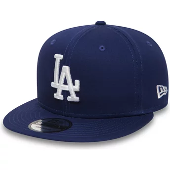 Płaska czapka niebieska z regulacją 9FIFTY Essential Los Angeles Dodgers MLB New Era