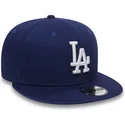 regulowana-niebieska-czapka-z-plaskim-daszkiem-9fifty-essential-los-angeles-dodgers-mlb-new-era