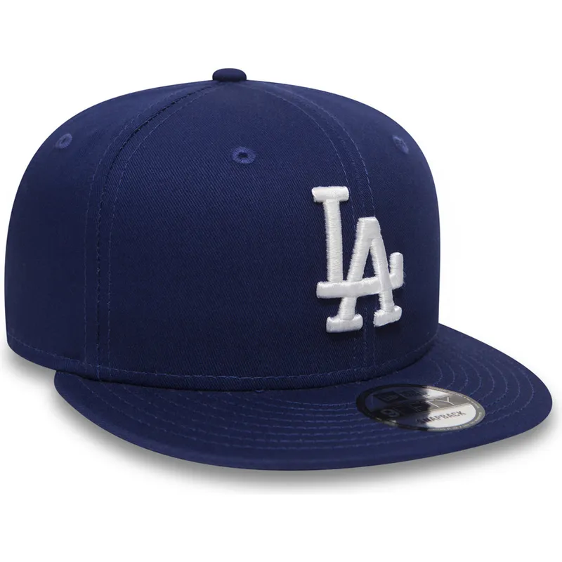 regulowana-niebieska-czapka-z-plaskim-daszkiem-9fifty-essential-los-angeles-dodgers-mlb-new-era