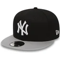 czapki-plana-czarny-snapback-ajustable-9fifty-cotton-block-new-york-yankees-mlb-new-era