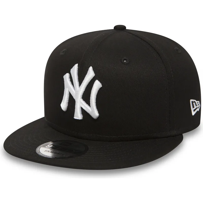 czarna-plaska-czapka-z-regulacja-9fifty-white-on-black-new-york-yankees-mlb-new-era