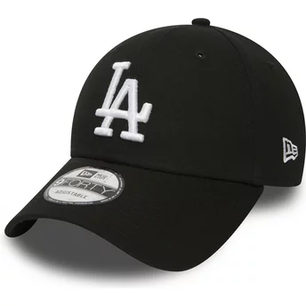 Wyginięta czapka czarna z regulacją 9FORTY Essential Los Angeles Dodgers MLB New Era