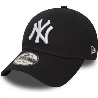 Wyginięta czapka ciemnoniebieska z regulacją 9FORTY Essential New York Yankees MLB New Era