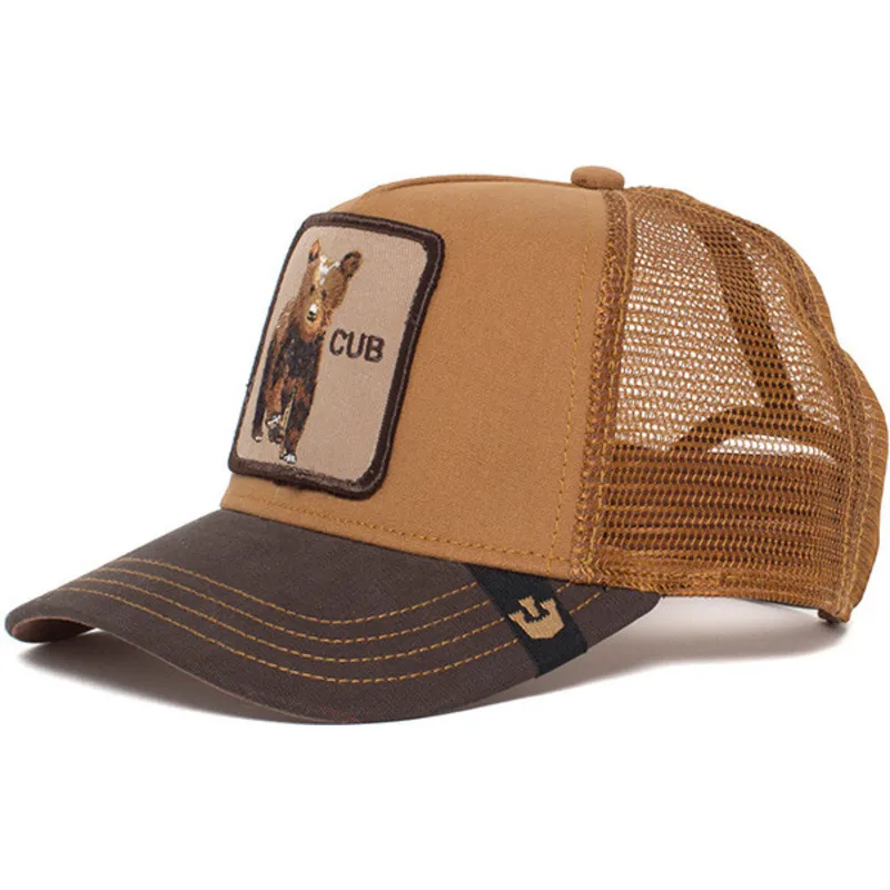 czapki-curva-brazowy-snapback-dla-dziecka-the-farm-de-goorin-bros