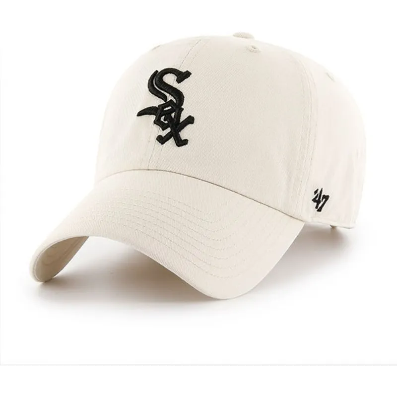 czapki-curva-krem-tasma-regulowana-chicago-white-sox-mlb-47-brand