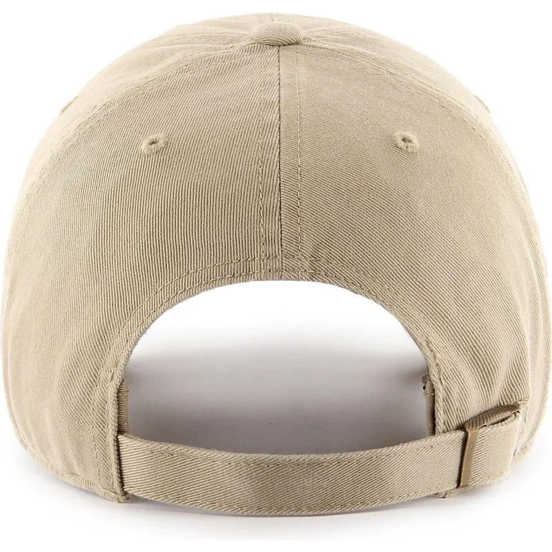 czapki-curva-bezowy-tasma-regulowana-caqui-negro-los-angeles-dodgers-mlb-47-brand