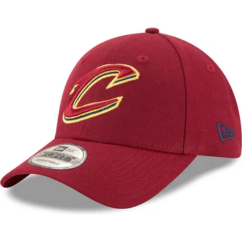 czapki-curva-czerwony-tasma-regulowana-9forty-the-league-cleveland-cavaliers-nba-new-era