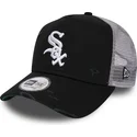czarna-czapka-trucker-distressed-a-frame-chicago-white-sox-mlb-od-new-era