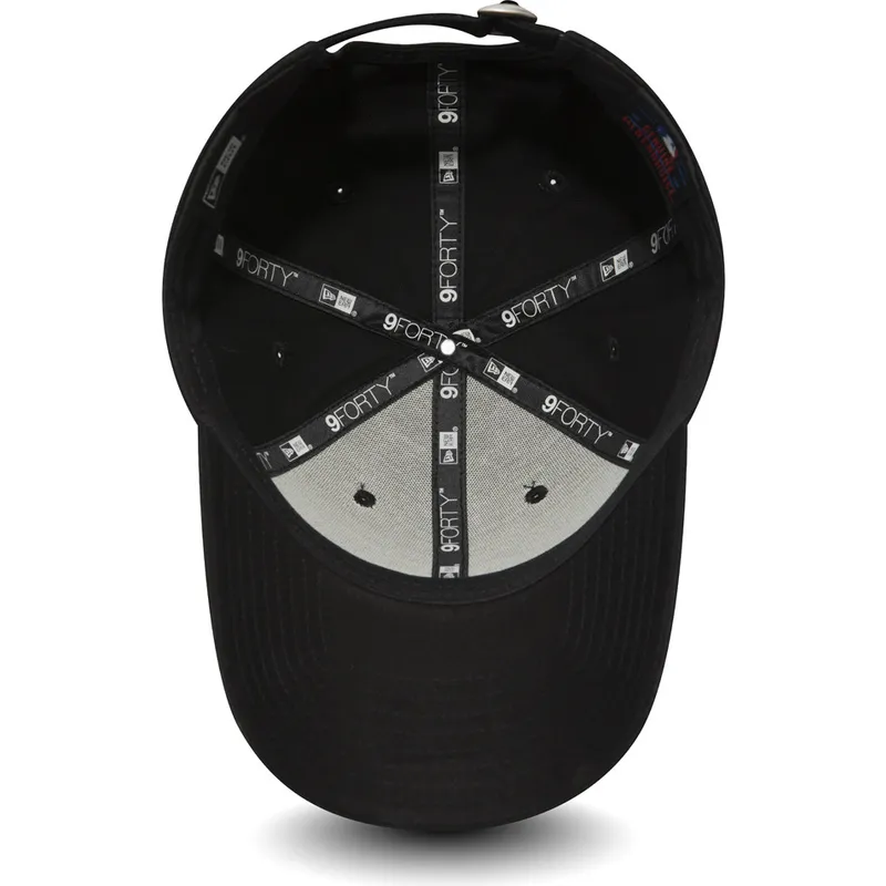 czapki-curva-czarny-tasma-regulowana-9forty-essential-los-angeles-dodgers-mlb-new-era