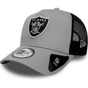 czapka-truckerka-szara-essential-a-frame-las-vegas-raiders-nfl-od-new-era