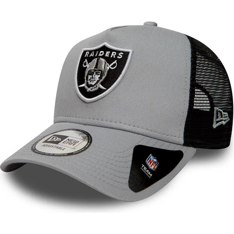 czapki-curva-szary-snapback-essential-a-frame-las-vegas-raiders-nfl-new-era