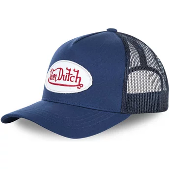 Wyginięta czapka niebieska z regulacją BMMARI Von Dutch