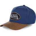 regulowana-niebiesko-brazowa-czapka-z-daszkiem-chuck-marki-von-dutch