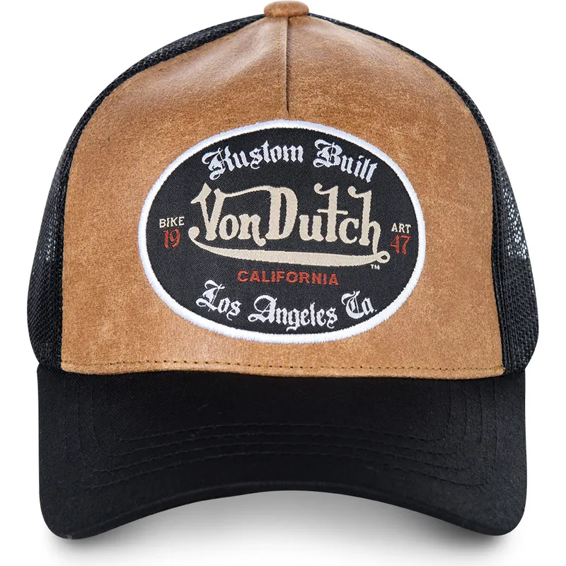 czapka-trucker-brazowo-czarna-grl-von-dutch