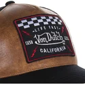 czapki-curva-brazowy-snapback-von-dutch
