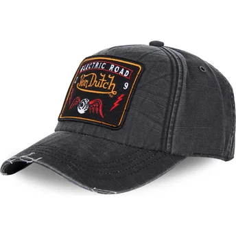 czapka-z-daszkiem-szara-regulowana-jack11-od-von-dutch
