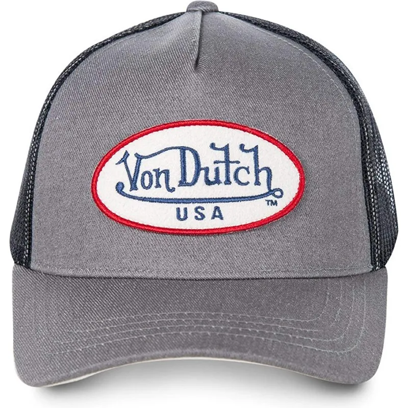 czapki-curva-szary-snapback-von-dutch