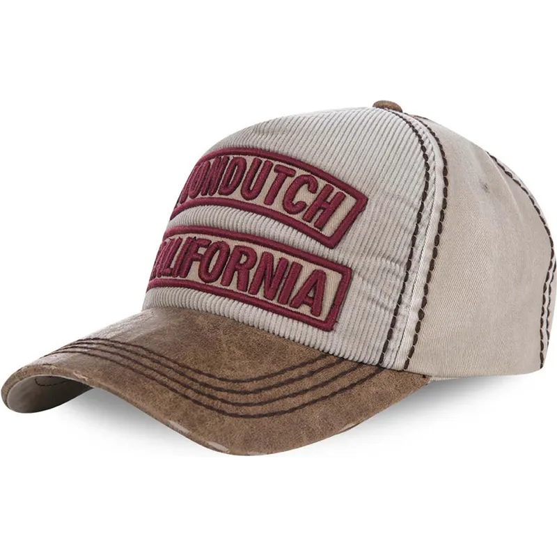 czapki-curva-bezowy-tasma-regulowana-von-dutch