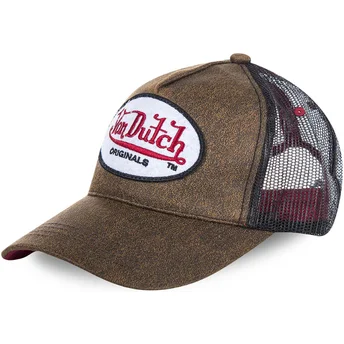 Czapki zakrzywiona brązowy snapback OG Von Dutch