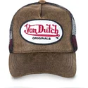 czapki-curva-brazowy-snapback-von-dutch