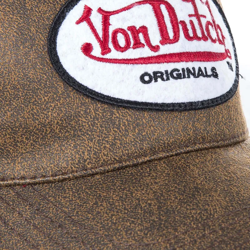 czapki-curva-brazowy-snapback-von-dutch