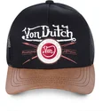czarna-i-brazowa-czapka-trucker-pin-von-dutch