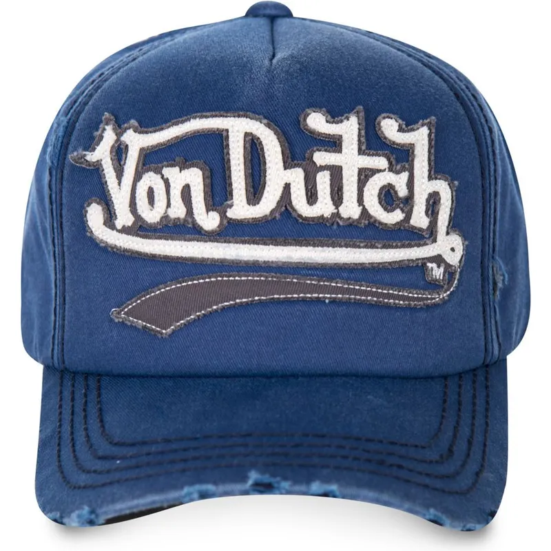 czapki-curva-niebieski-tasma-regulowana-von-dutch