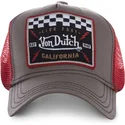 czapki-curva-brazowy-snapback-von-dutch
