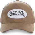 czapki-curva-brazowy-tasma-regulowana-von-dutch