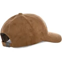 regulowana-brazowa-czapka-z-daszkiem-suede5-marki-von-dutch