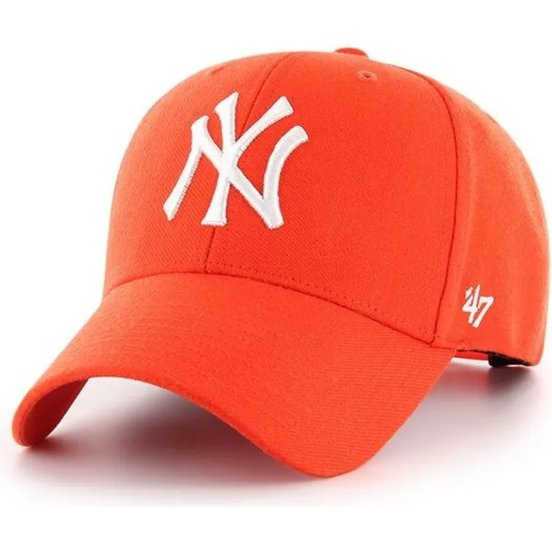czapki-curva-pomaranczowy-tasma-regulowana-brillante-new-york-yankees-mlb-47-brand