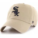 czapki-curva-bezowy-tasma-regulowana-negro-chicago-white-sox-mlb-47-brand