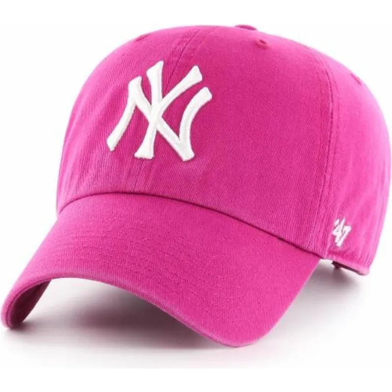 czapki-curva-roz-tasma-regulowana-orquidea-new-york-yankees-mlb-47-brand