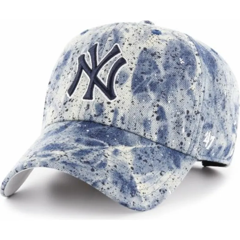 czapki-curva-niebieski-tasma-regulowana-new-york-yankees-mlb-47-brand