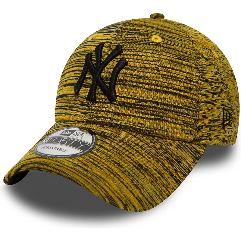 czapki-curva-zolty-tasma-regulowana-9forty-negro-new-york-yankees-mlb-new-era