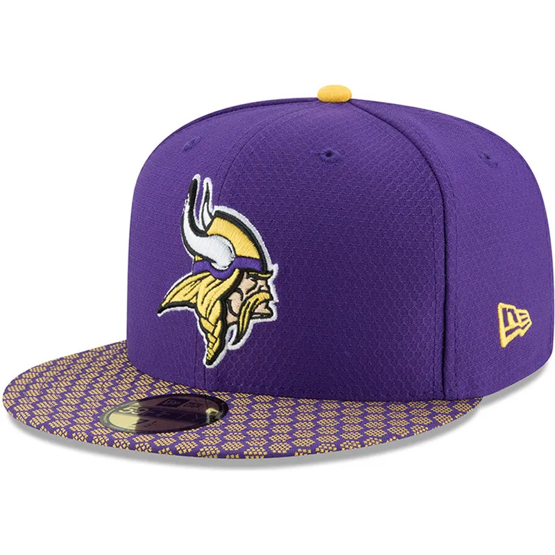 czapki-plana-fioletowy-dopasowany-59fifty-sideline-minnesota-vikings-nfl-new-era