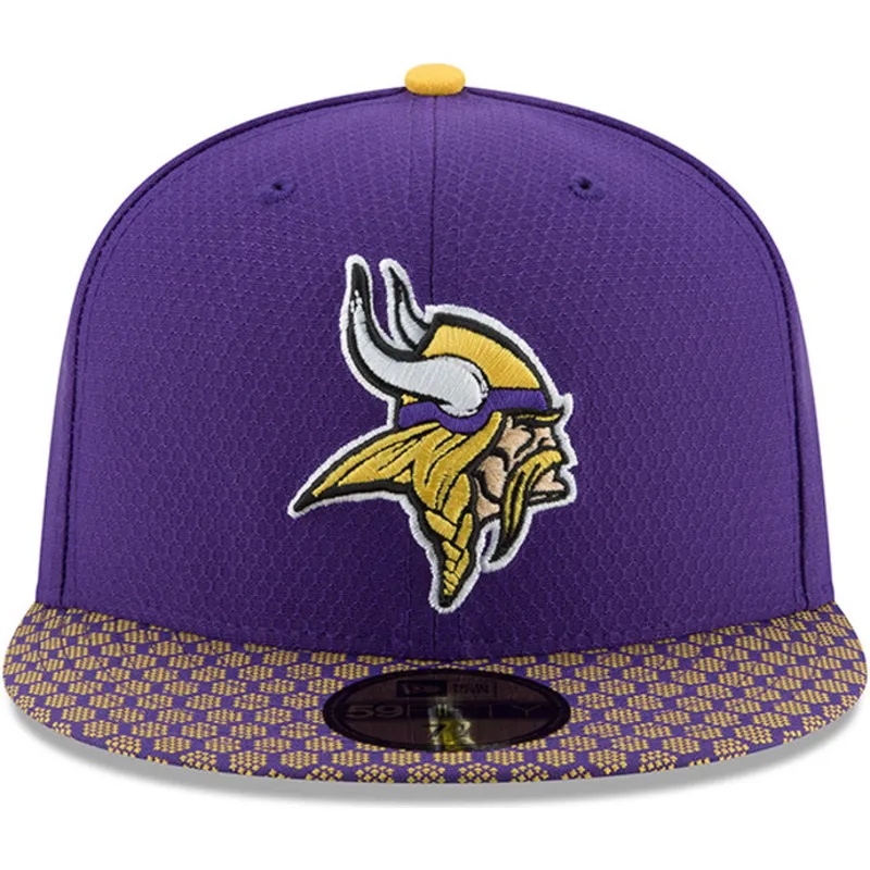 czapki-plana-fioletowy-dopasowany-59fifty-sideline-minnesota-vikings-nfl-new-era