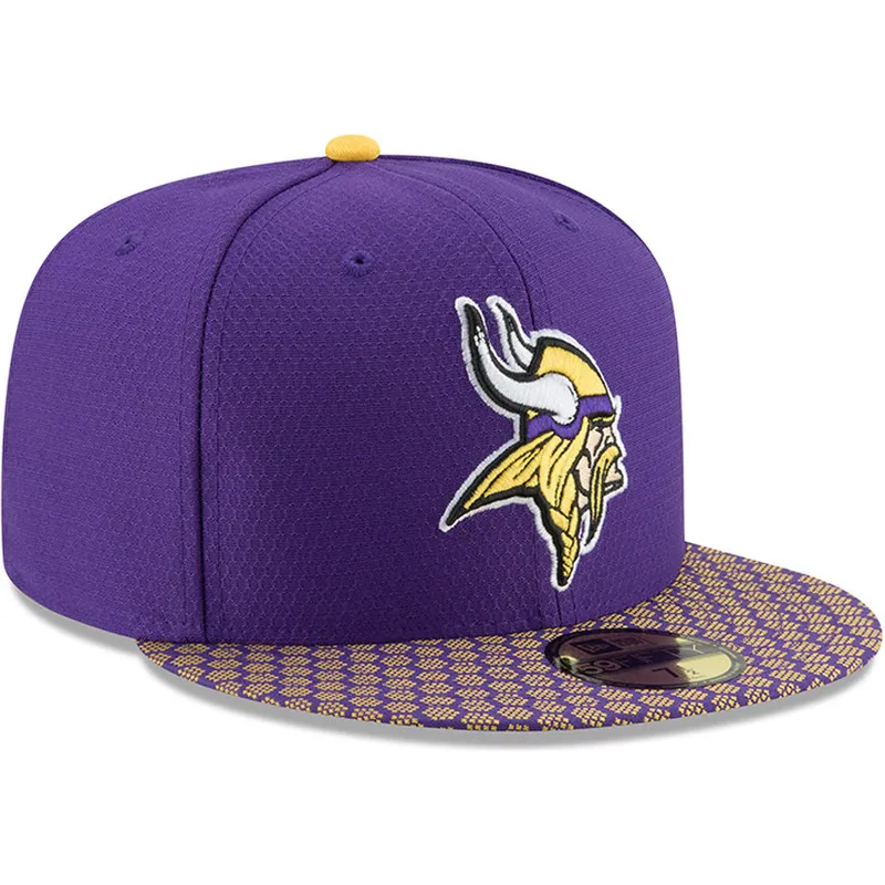 czapki-plana-fioletowy-dopasowany-59fifty-sideline-minnesota-vikings-nfl-new-era