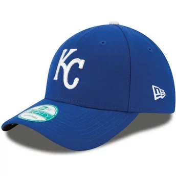 Wyginięta czapka niebieska z regulacją 9FORTY The League Kansas City Royals MLB New Era