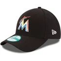 czapki-curva-czarny-tasma-regulowana-9forty-the-league-miami-marlins-mlb-new-era