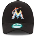 czapki-curva-czarny-tasma-regulowana-9forty-the-league-miami-marlins-mlb-new-era