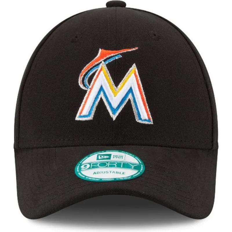 czapki-curva-czarny-tasma-regulowana-9forty-the-league-miami-marlins-mlb-new-era czapki-curva-czarny-tasma-regulowana-9forty-the-league-miami-marlins-mlb-new-era