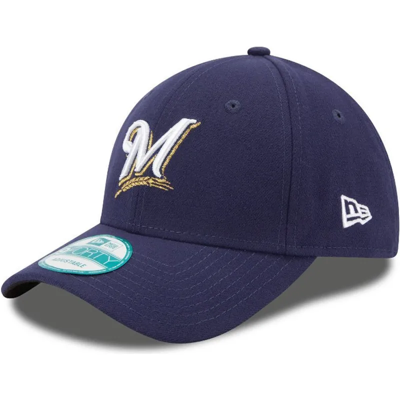 czapki-curva-granatowy-tasma-regulowana-9forty-the-league-milwaukee-brewers-mlb-new-era