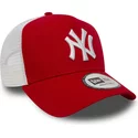 czapka-trucker-czerwona-clean-a-frame-2-new-york-yankees-mlb-new-era