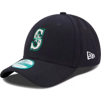 Wyginięta czapka ciemnoniebieska z regulacją 9FORTY The League Seattle Mariners MLB New Era
