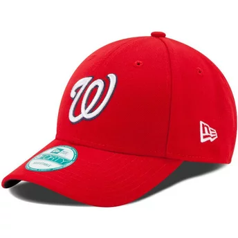 Wyginięta czapka czerwona z regulacją 9FORTY The League Washington Nationals MLB New Era