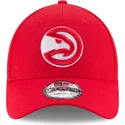 czapki-curva-czerwony-tasma-regulowana-9forty-the-league-atlanta-hawks-nba-new-era