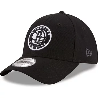 Wyginięta czapka czarna z regulacją 9FORTY The League Brooklyn Nets NBA New Era