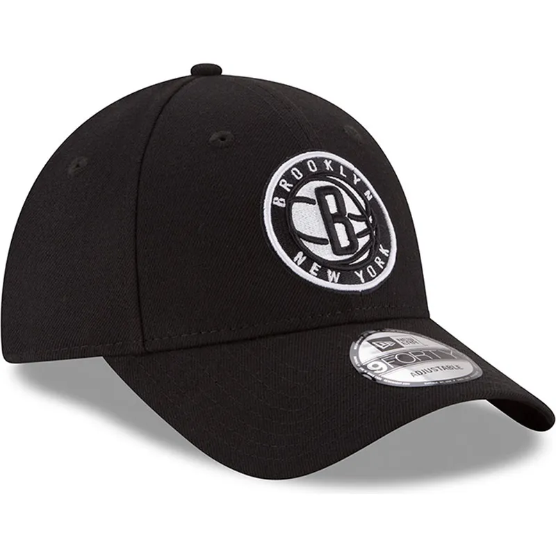 czapki-curva-czarny-tasma-regulowana-9forty-the-league-brooklyn-nets-nba-new-era