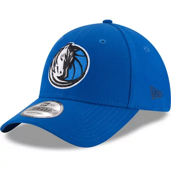 Wyginięta czapka niebieska z regulacją 9FORTY The League Dallas Mavericks NBA New Era